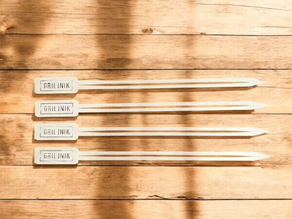 Grillnik Spieße perfekt für Schaschlik, Fisch, Adana oder Gemüse