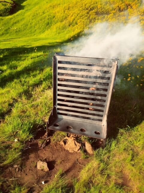 GrillNik GRILL S 6 in 1 Edelstahl Grillset für unterwegs | inkl. Spieße, Zange & Tasche – Bild 9