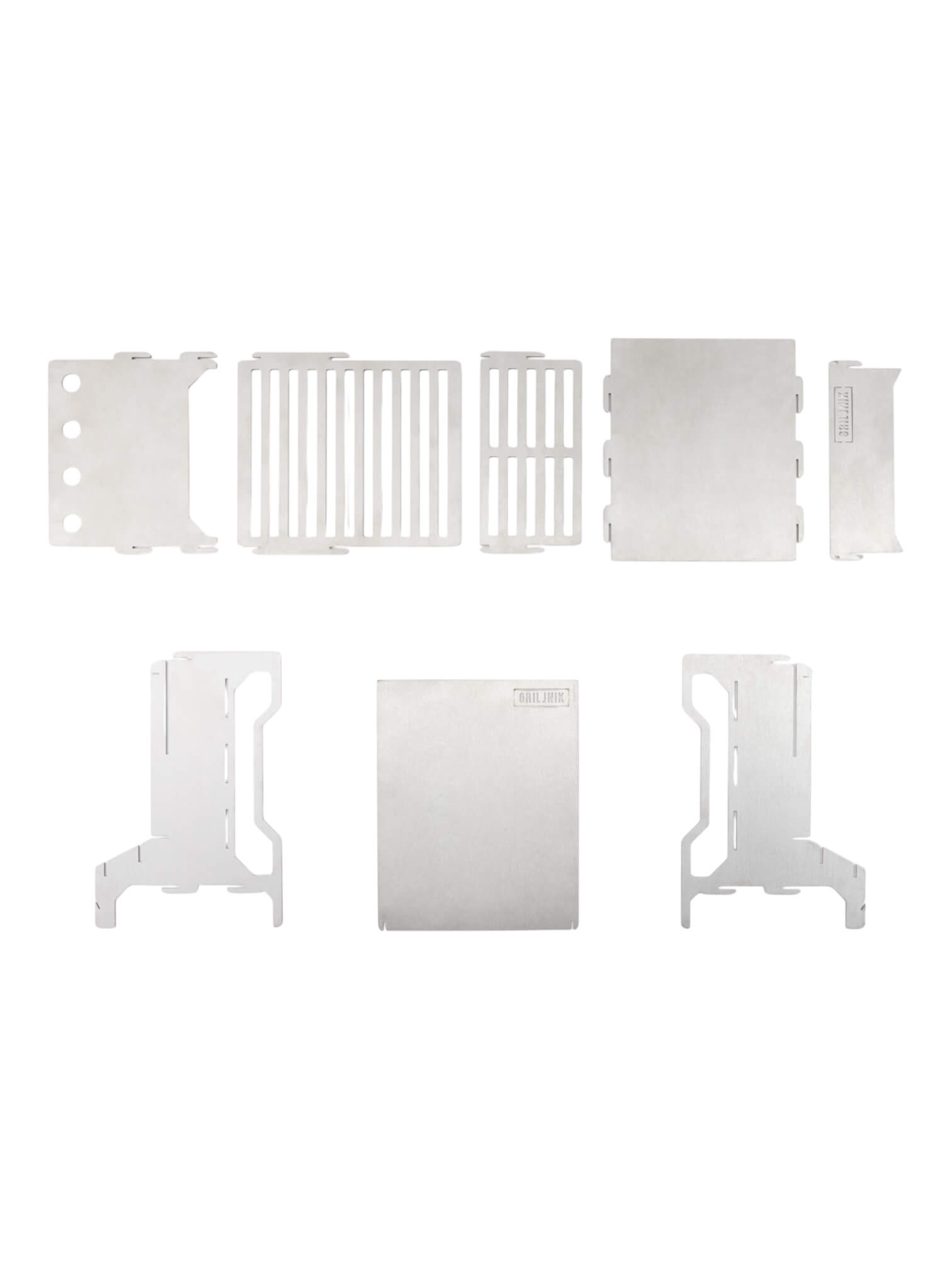 GrillNik GRILL S 6 in 1 Edelstahl Grillset für unterwegs | inkl. Spieße, Zange & Tasche – Bild 3